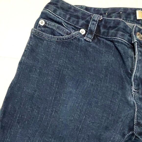 Michael Michael Kors Sausilito Dark Wash Mid/Low Rise Western Bootcut Jeans - Picture 5 of 12